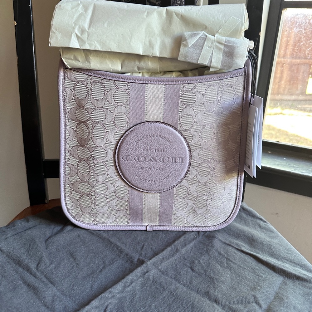 Coach jacquard crossbody